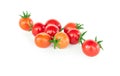 Fresh tomatoe isolated on white background, Raw food