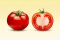 Fresh tomatoes elements