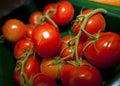 Fresh tomatoes in grocery store Royalty Free Stock Photo