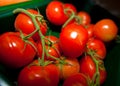 Fresh tomatoes in grocery store Royalty Free Stock Photo