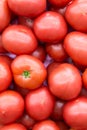 Fresh tomatoes in the market