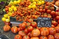 Fresh tomatoes for sale in the market