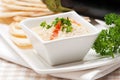 Moutabal baba ghanoush eggplant dip Royalty Free Stock Photo