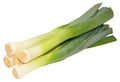 Fresh Trimmed Baby Leeks Royalty Free Stock Photo