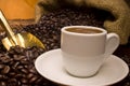 Fresh Turkish coffee. Royalty Free Stock Photo