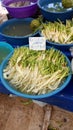 Fresh Turkish ÃÅ¾evketibostan for sale at the market.Urla,Turkey.