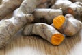 Fresh Turmeric Root Royalty Free Stock Photo