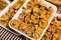 Fresh mushrooms lactarius deliciosus