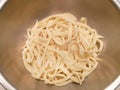 Fresh uncooked Ramen Noodles - image Royalty Free Stock Photo