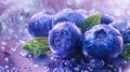 Fresh Unic Blueberries Royalty Free Stock Photo
