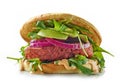 fresh vegan burger
