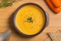 Fresh Vegan Carrot and Potato Soup