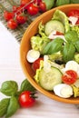 Fresh vegetable salad on plate Royalty Free Stock Photo