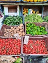 fresh vegetable shop in egypt country