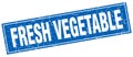 Fresh vegetable stamp Royalty Free Stock Photo