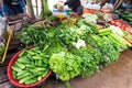 Fresh vegetable on street market in Ko Lanta island, Thailand. Royalty Free Stock Photo