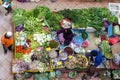 Fresh vegetable trader Royalty Free Stock Photo