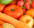 Fresh vegetables background