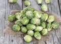 Fresh Vegetables (Brussel Sprouts) Royalty Free Stock Photo
