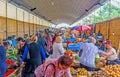 The fresh vegetables in Deserter`s Market of Tbilisi