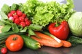 Fresh Vegetables fruits and other foodstuffs. Royalty Free Stock Photo