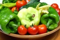 Fresh vegetables for a good salad Royalty Free Stock Photo