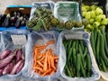 Fresh Vegetables, Greek farmers Market Royalty Free Stock Photo