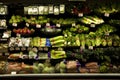 Fresh vegetables grocery shopping