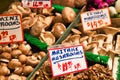 Fresh Vegetables Offering at Seattle Pike Place Market, Washington Royalty Free Stock Photo