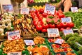 Fresh Vegetables Offering at Seattle Pike Place Market, Washington Royalty Free Stock Photo