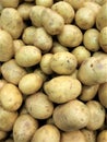 fresh vegetables potatoes fruits of yellowy-brown color are useful to health puree porridge chips,