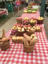 Fresh vegetables for sale at farmer market Royalty Free Stock Photo