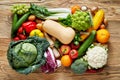 Fresh vegetables on table Royalty Free Stock Photo