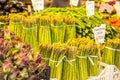 Fresh vegetables at the Venice market, Italy. Royalty Free Stock Photo