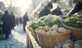 Winter Market Vegetables Royalty Free Stock Photo