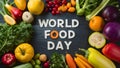 Fresh Vibrance: A Celebration of World Food Day. Concept World Food Day, Food Sustainability,