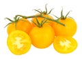 Fresh Vine Ripened Amber Tomatoes Royalty Free Stock Photo