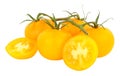 Fresh Vine Ripened Amber Tomatoes Royalty Free Stock Photo