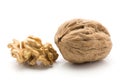 Fresh walnuts isolated Royalty Free Stock Photo