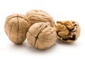 Fresh walnuts isolated