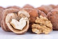 Fresh walnuts Royalty Free Stock Photo
