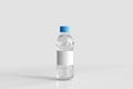 Fresh Water Bottle with Blank Label 3D Rendering Royalty Free Stock Photo