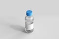 Fresh Water Bottle with Blank Label 3D Rendering Royalty Free Stock Photo