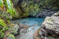 Fresh water caves in the lava at Waianapanapa state park