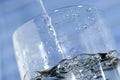 Fresh water and a glass Royalty Free Stock Photo