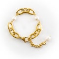 Fresh Water Pearl Bracelet on white