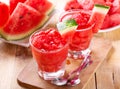Fresh watermelon granita Royalty Free Stock Photo
