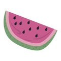fresh watermelon portion Royalty Free Stock Photo