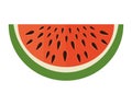 fresh watermelon portion summer icon Royalty Free Stock Photo