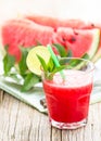 Fresh watermelon smoothies